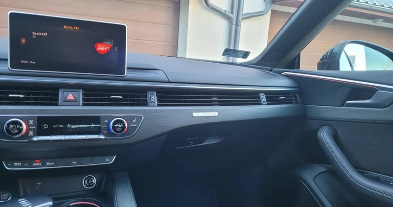 Audi A5 cena 155000 przebieg: 86000, rok produkcji 2019 z Gdańsk małe 211
